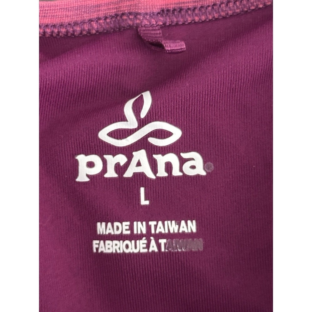 prAna Cali Dress Womens Large Raspberry Pink Sleeveless Racerback Athletic - Picture 6 of 8